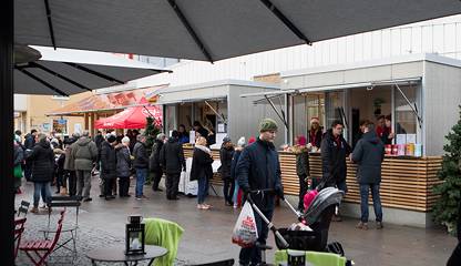 Från julskyltning 2017 Järnvägsgatan 2