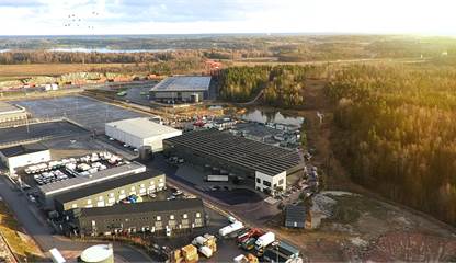 Flygfoto Metallvägen 66