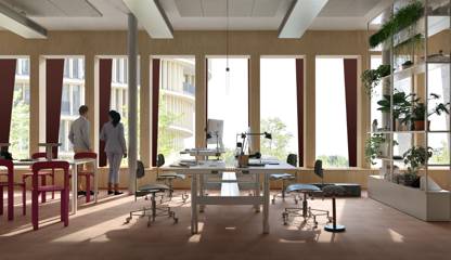 Interiör kontor Hagaplan 7