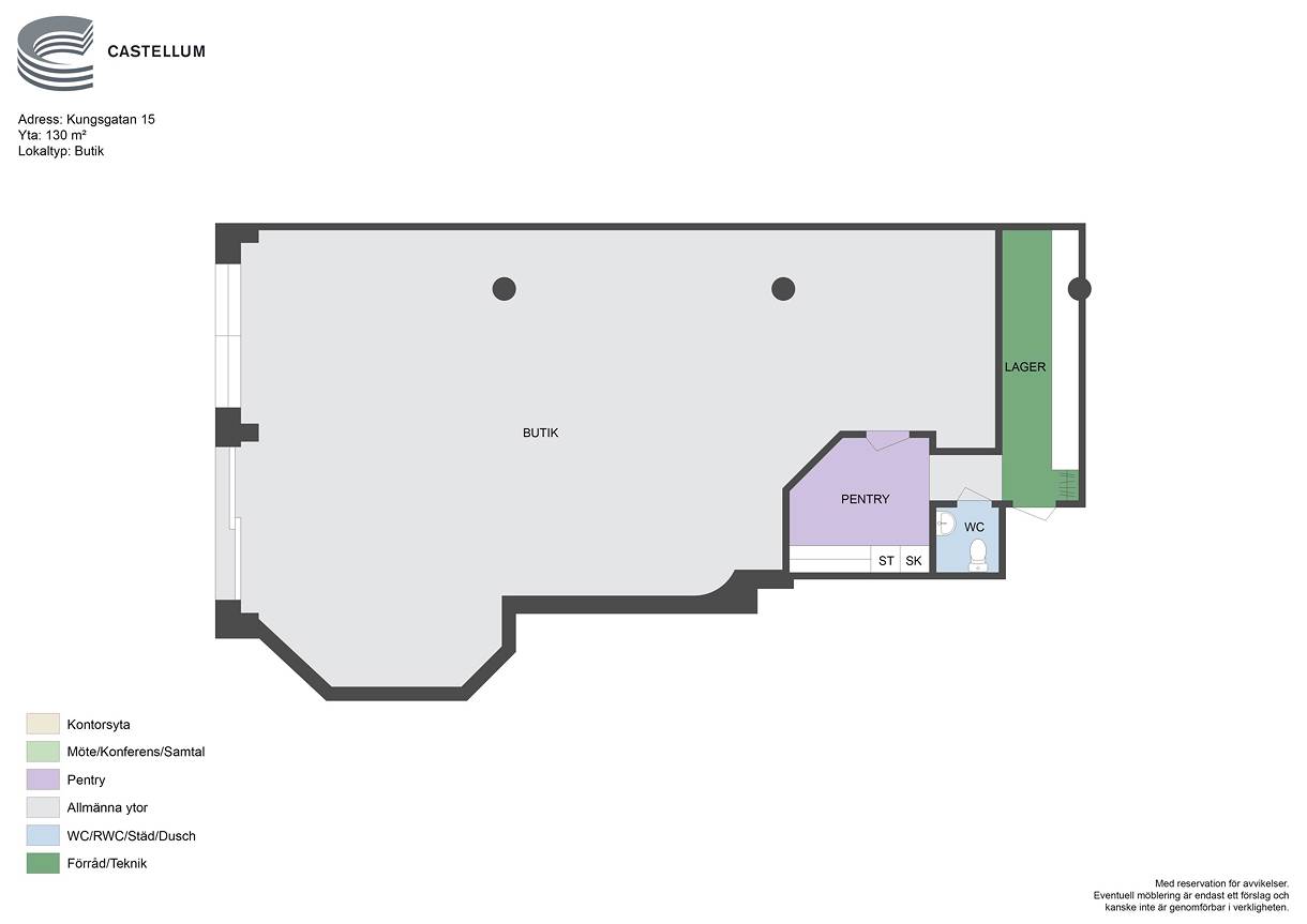 Kungsgatan 15, Centrum