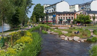 Exteriörbild laxtrappan Gamla Rådstugugatan 18
