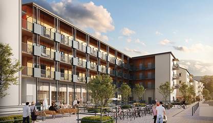 Exteriör - visionsbild Sparres Väg 17 B