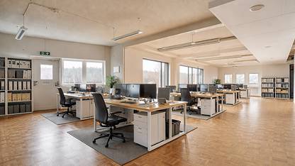 Visionsbild. Illustrativ bild som avviker från verkligt utförande. Ledig lokal, Ellipsvägen 12, Huddinge