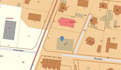 Fastighetskarta Friluftsvägen 5