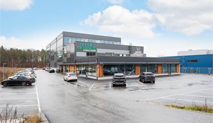 Fastigheten utvändigt Göran Hammarsjös Väg 8