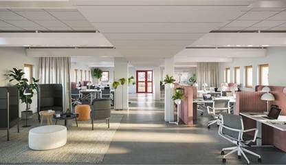 Visionsbild - Kontorslandskap Kungsgatan 43