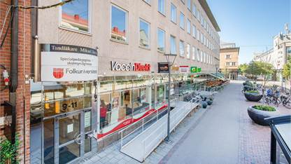 Fasad Ledig lokal, Smedjegatan 9, Centrum, Västerås