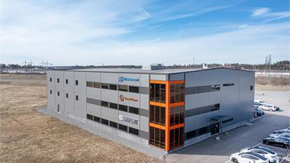 Fasad Ledig lokal, Returvägen 1, Tunbytorp, Västerås