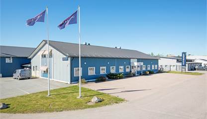 Byggnaden utvändigt Myrangatan 11