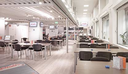 Öppen planlösning entréplan Fleminggatan 38