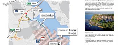 Närområdet på kartan. Eldsundsviken byggnad 235
