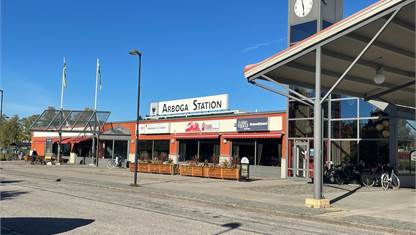 Arboga station ut mot Centrumleden