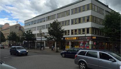 Fasad mot nordväst Nya Boulevarden 10