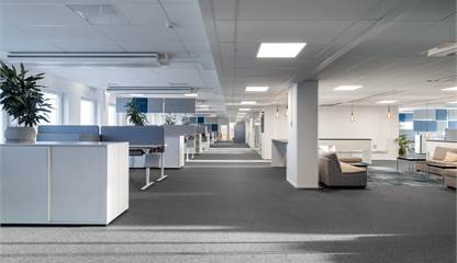 Ljusa, moderna och öppna kontorslandskap