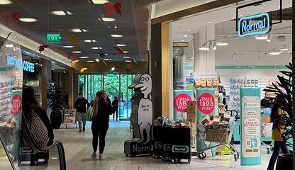 Inne i gallerian Södergatan 30