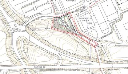 Plankarta byggrätt Hågesta 230