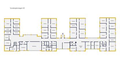 Planlösning Vuoskonjärvivägen 13