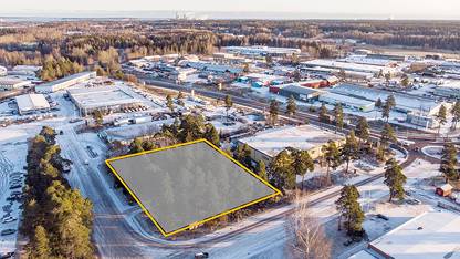 Drönarbild Ledig lokal, Växelgatan (2)/ Rälsgatan 8, Sörby Urfjäll, Gävle