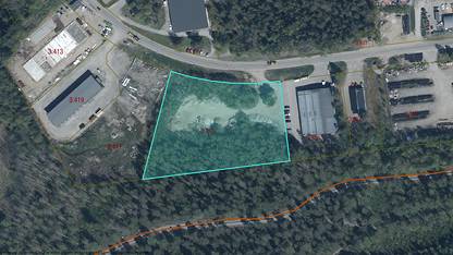 Flygfoto Mark, Linköpingsvägen 8, Granloholm, Sundsvall