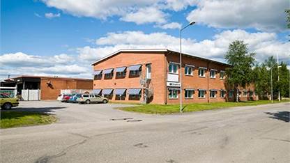 Fasad Ledig lokal, Lärlingsgatan 1, Östteg, Umeå