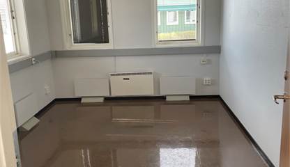 Ett av kontorsrummen Mossvägen 1