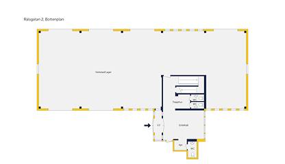 Planlösning bv Rälsgatan 4