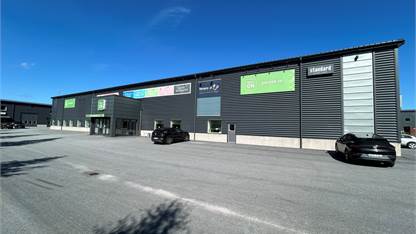 Fasad Ledig lokal, Fraktvägen 6 A-J, Umeå