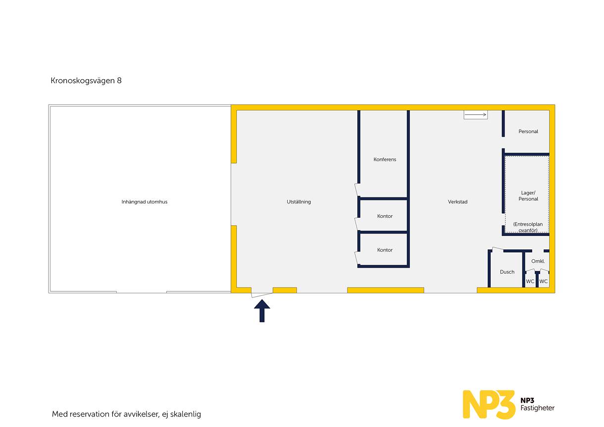Kronoskogsvägen 8-10, Västerslätt