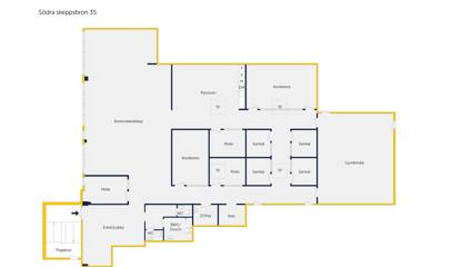 Planlösning Södra Skeppsbron 35