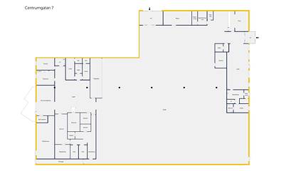Planlösning Centrumgatan 7, 9
