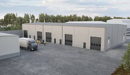 Exteriör Vy1 Makadamvägen 4