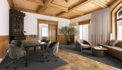 Digitalt stylad bild Drottninggatan 59