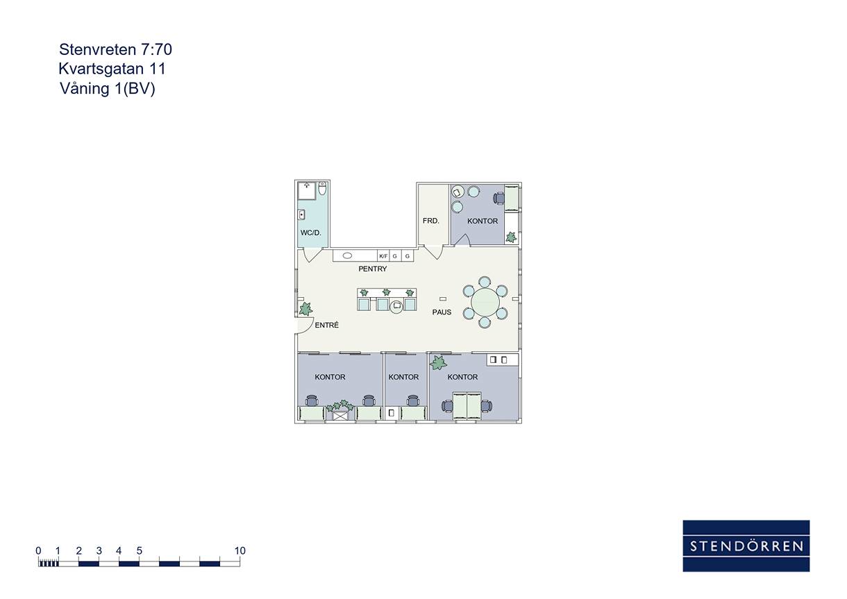 Kvartsgatan 11, Norr