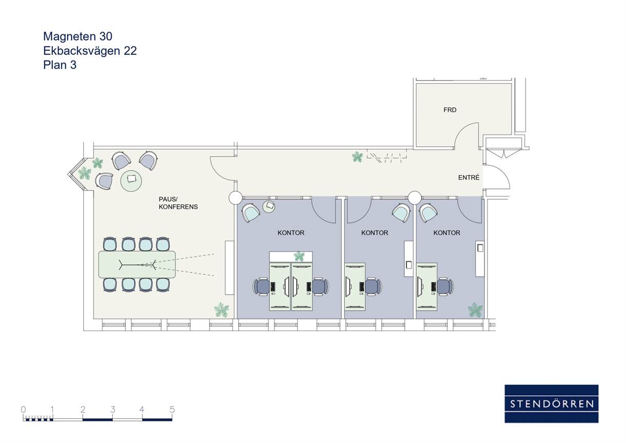 Ekbacksvägen 22-24, Syd