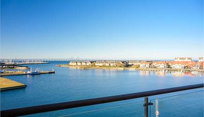 Utsiktsbild från balkong Övägen 8A