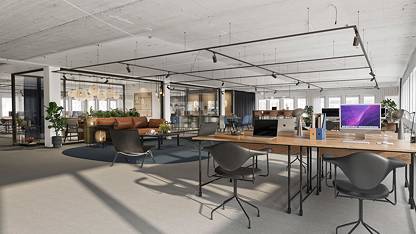 Exempelbild på kontor Ledig lokal, Kistagången 12, Kista, Stockholm