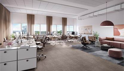 Bilden är en visionsbild av befintlig lokal Vattengränden 14