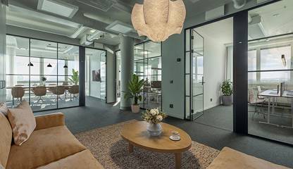 Visionsbild kontorsrum Arenavägen 41