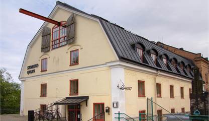 Qvarnen mitt i ån Västra Kvarngatan 64