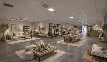 Förslag på möblering i butiken Kungsgatan 29