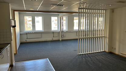 Kontorsyta sett från kök/lounge Ledig lokal, Hertig Karlsgatan 5A, Vasastaden, Linköping