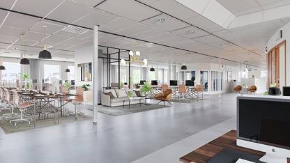 Digitalt inredningsförslag Ledig lokal, Bolandsgatan 15G, Boländerna, Uppsala