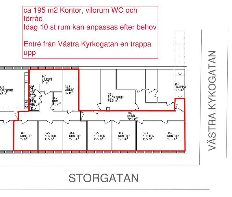 Västra Kyrkogatan 2-4 , Storgatan 1