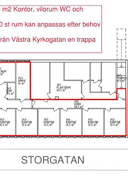 Västra Kyrkogatan 2-4 , Storgatan 1, Härnösand