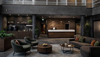 Inspirationsbild Reception/Showroom Telegrafgatan 4