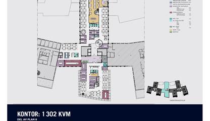 Planritning 1302 kvm Råsundavägen 4