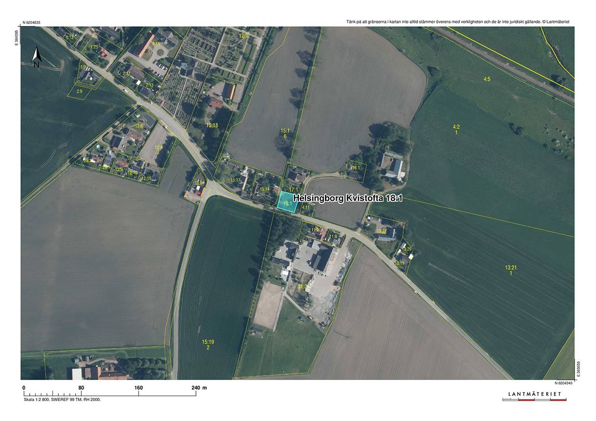 Ryavägen, Kvistofta (OB)