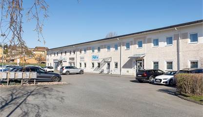 Teknikgatan och parkering utanför Teknikgatan 18