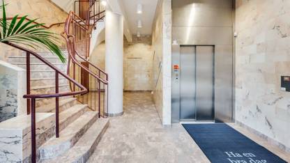 Trappuppgång Ledig lokal, Strandbadsvägen 13, Hamncity, Helsingborg