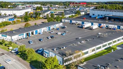 Från ovan Ledig lokal, Muskötgatan 19, Berga, Helsingborg